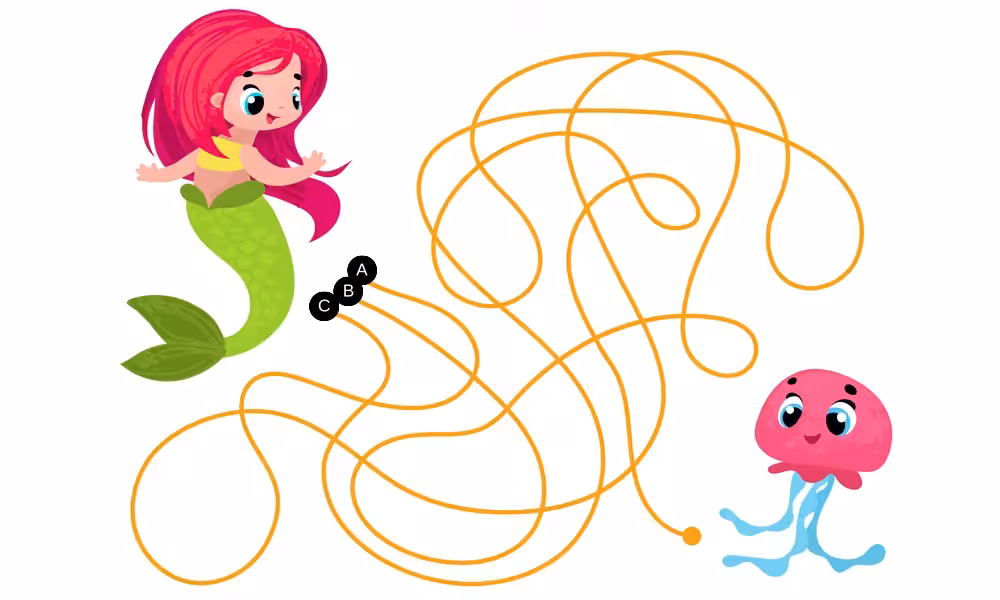 LABYRINT-QUIZ FOR BØRN # 1 21