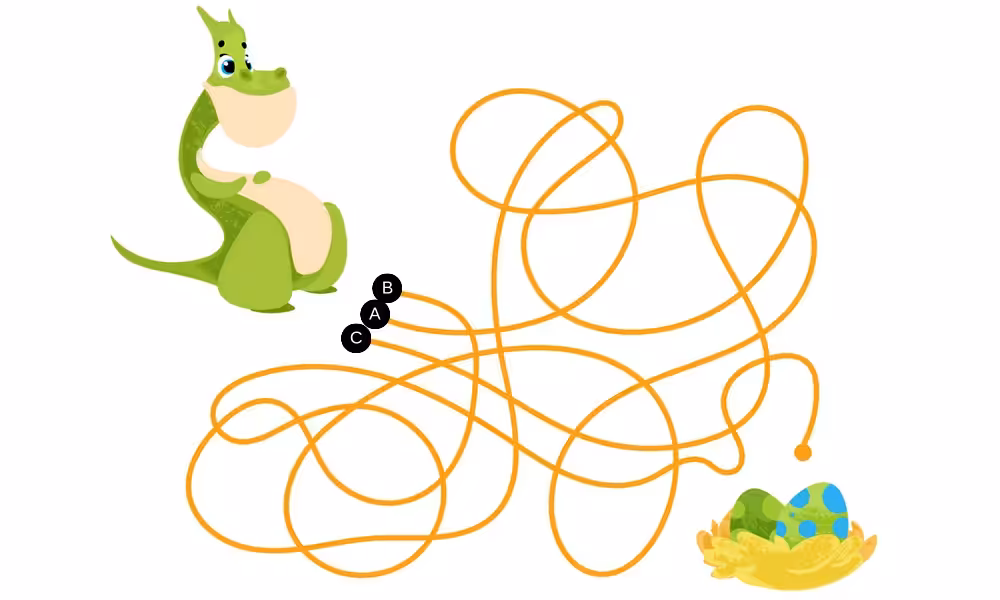 LABYRINT-QUIZ FOR BØRN # 1 6